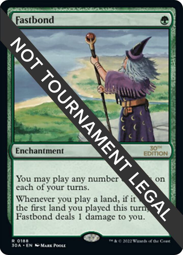 Fastbond 188 card from 30th Anniversary Edition