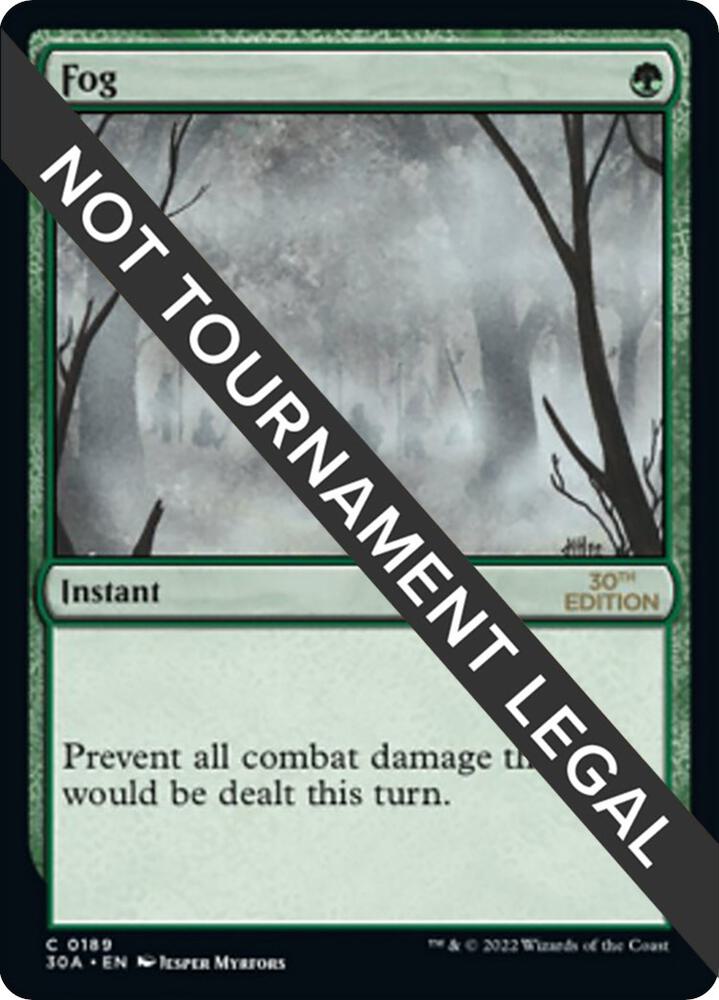 Fog 189 card from 30th Anniversary Edition