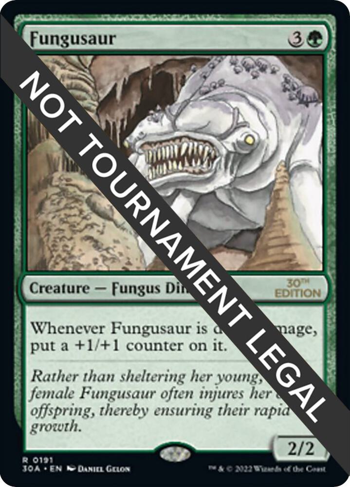 Fungusaur 191 card from 30th Anniversary Edition
