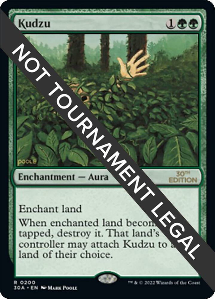 Kudzu 200 card from 30th Anniversary Edition