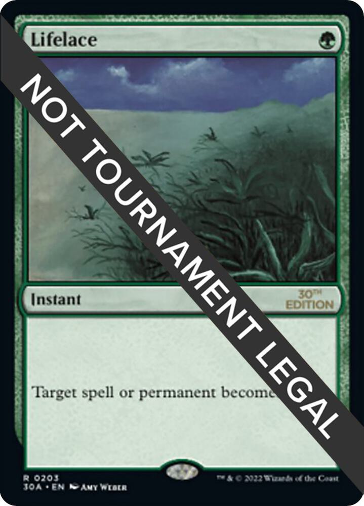 Lifelace 203 card from 30th Anniversary Edition