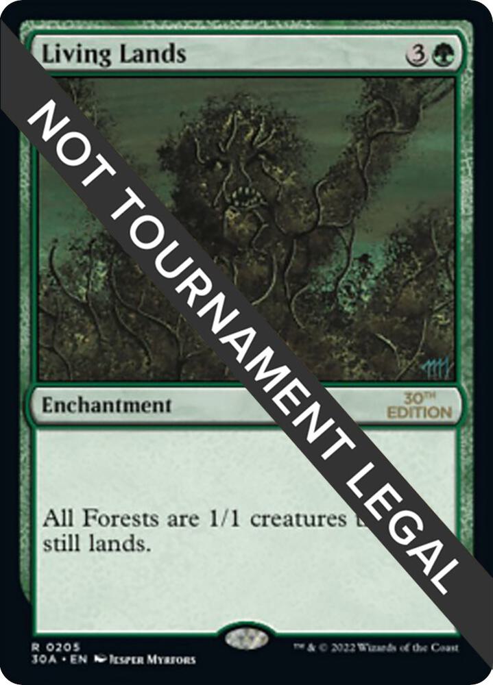 Living Lands 205 card from 30th Anniversary Edition