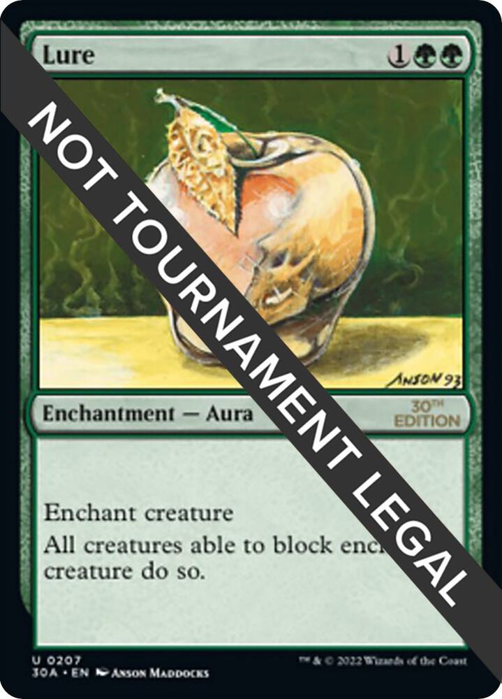 Lure 207 card from 30th Anniversary Edition
