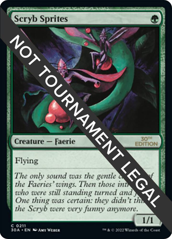 Scryb Sprites 211 card from 30th Anniversary Edition
