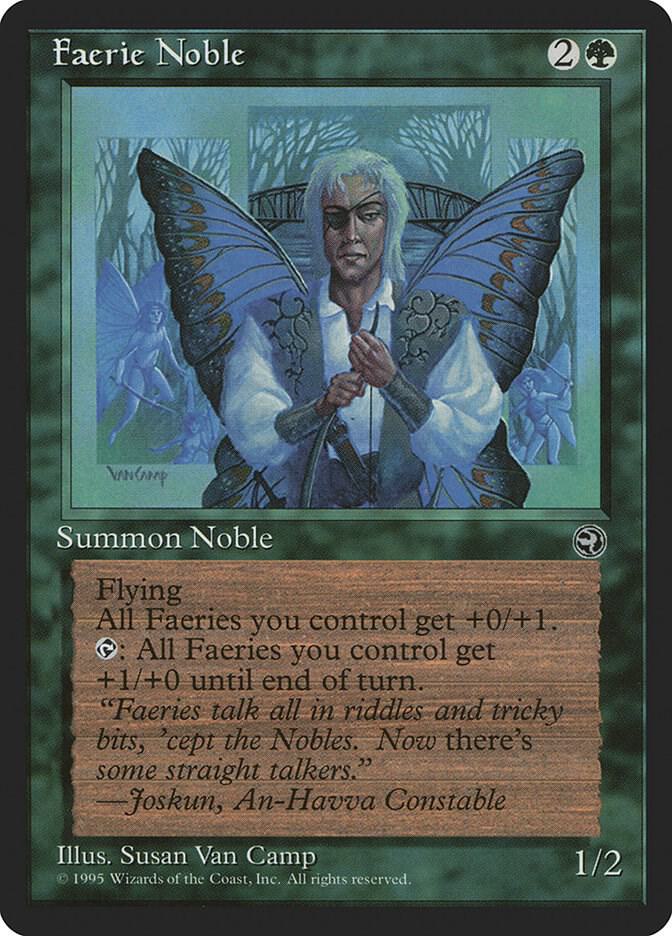 Faerie Noble card from Homelands