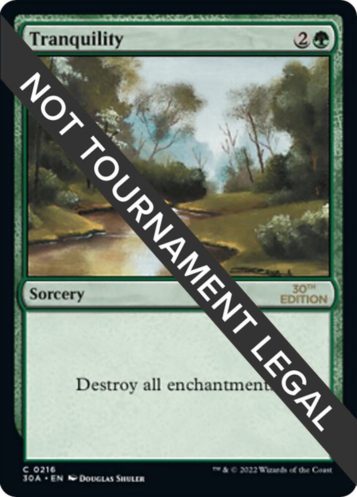 Tranquility 216 card from 30th Anniversary Edition