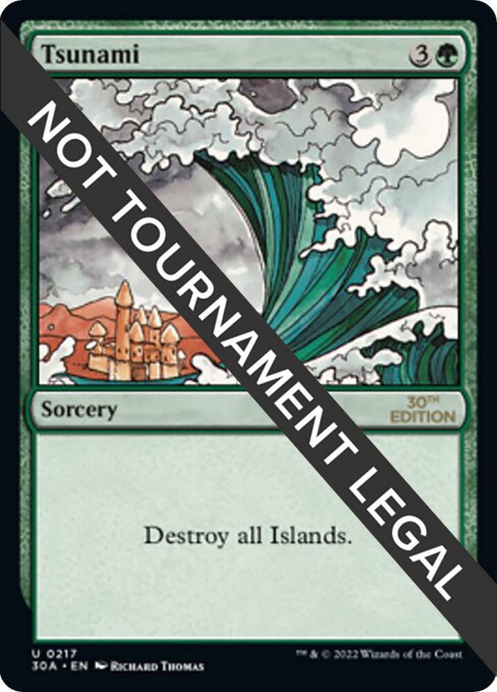 Tsunami 217 card from 30th Anniversary Edition