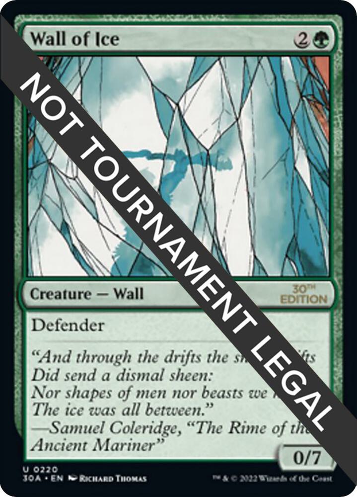 Wall of Ice 220 card from 30th Anniversary Edition