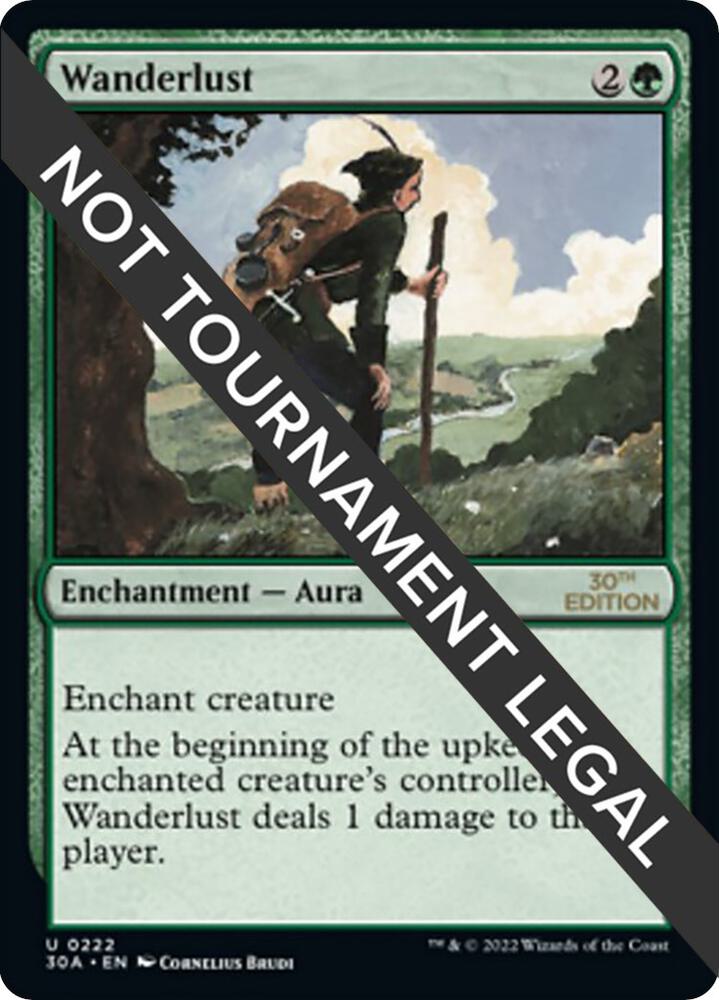 Wanderlust 222 card from 30th Anniversary Edition