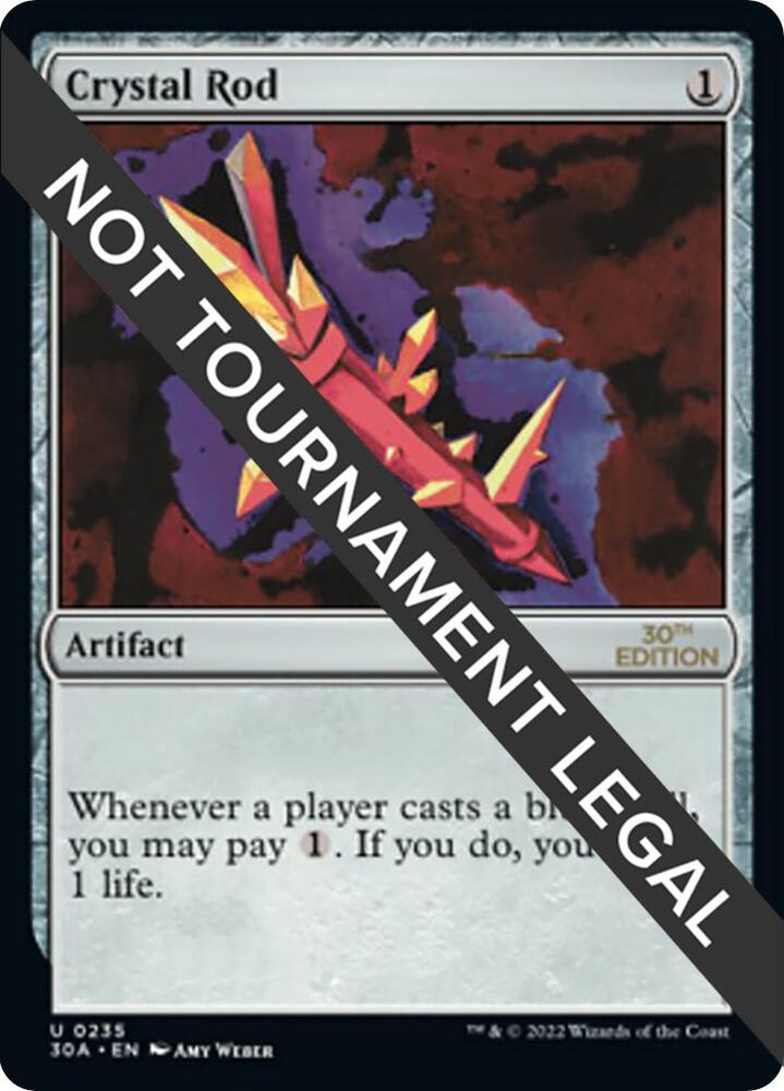 Crystal Rod 235 card from 30th Anniversary Edition