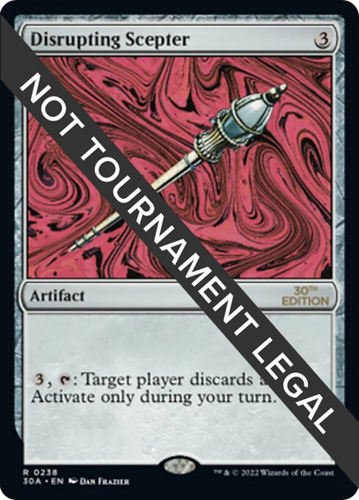 Disrupting Scepter 238 card from 30th Anniversary Edition
