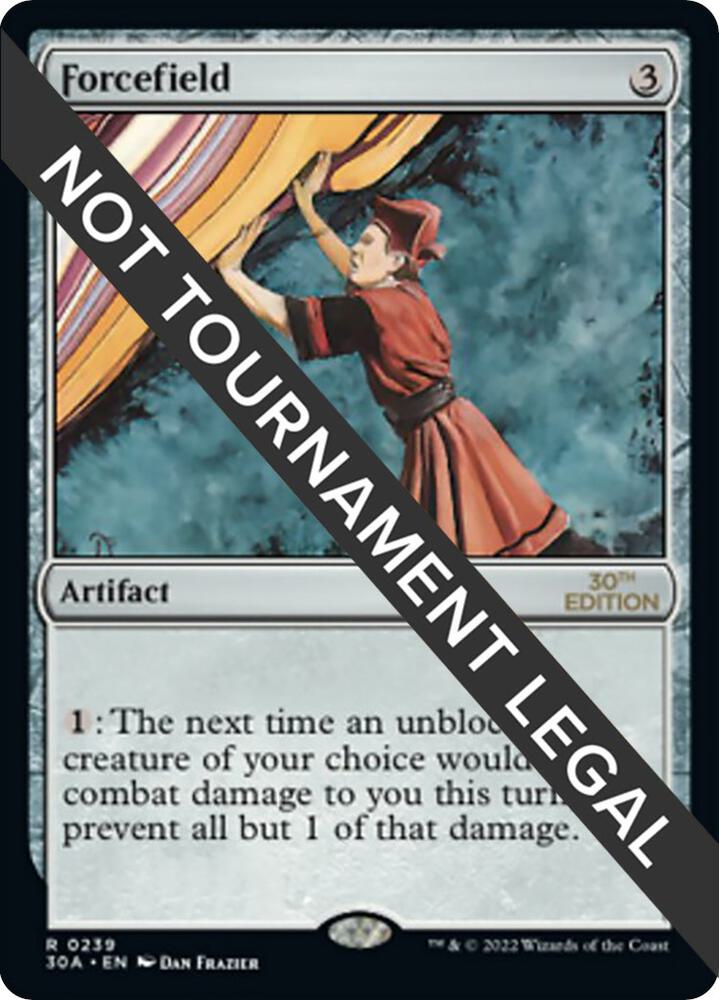 Forcefield 239 card from 30th Anniversary Edition