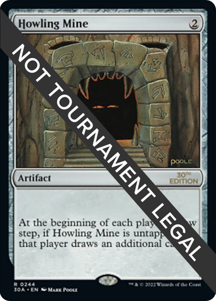Howling Mine 244 card from 30th Anniversary Edition