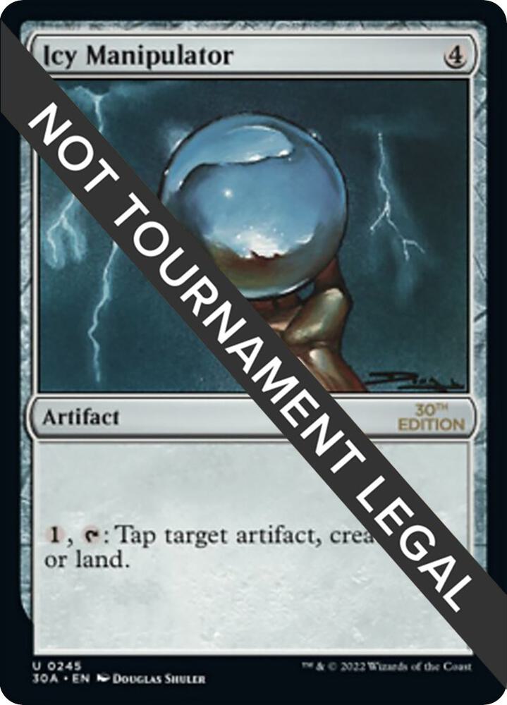Icy Manipulator 245 card from 30th Anniversary Edition