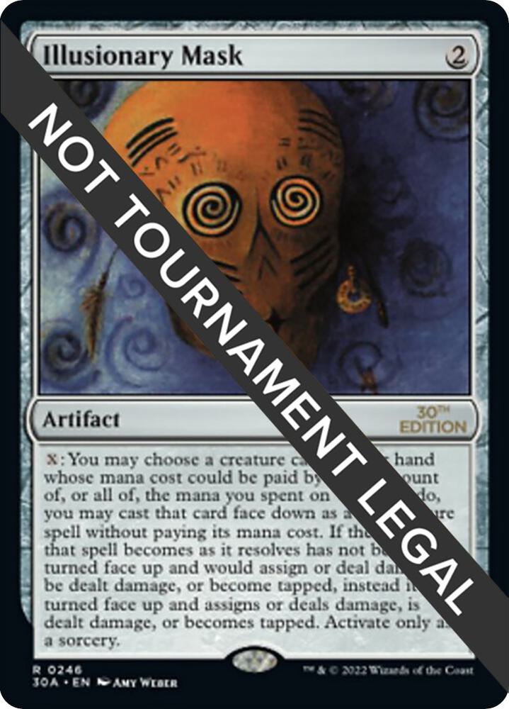 Illusionary Mask 246 card from 30th Anniversary Edition