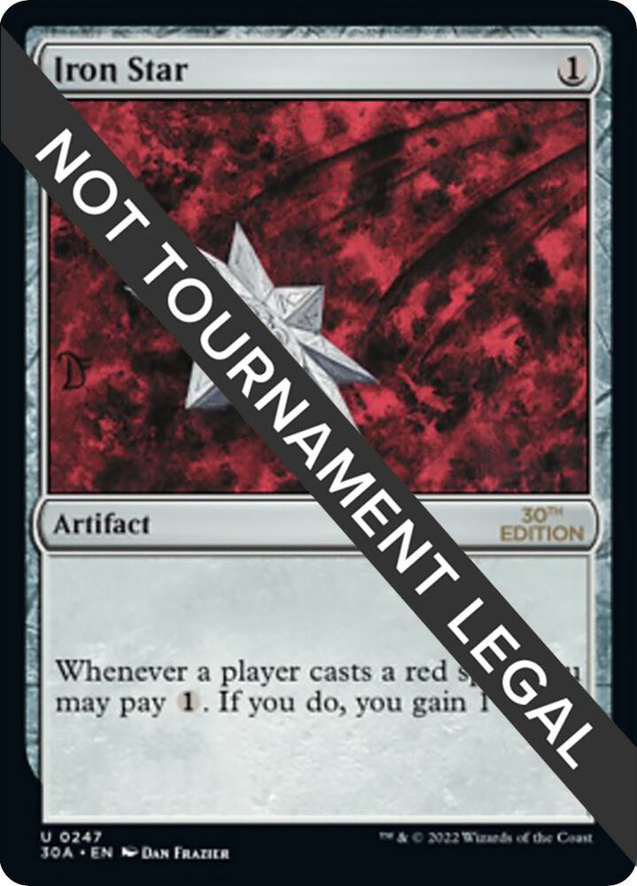 Iron Star 247 card from 30th Anniversary Edition