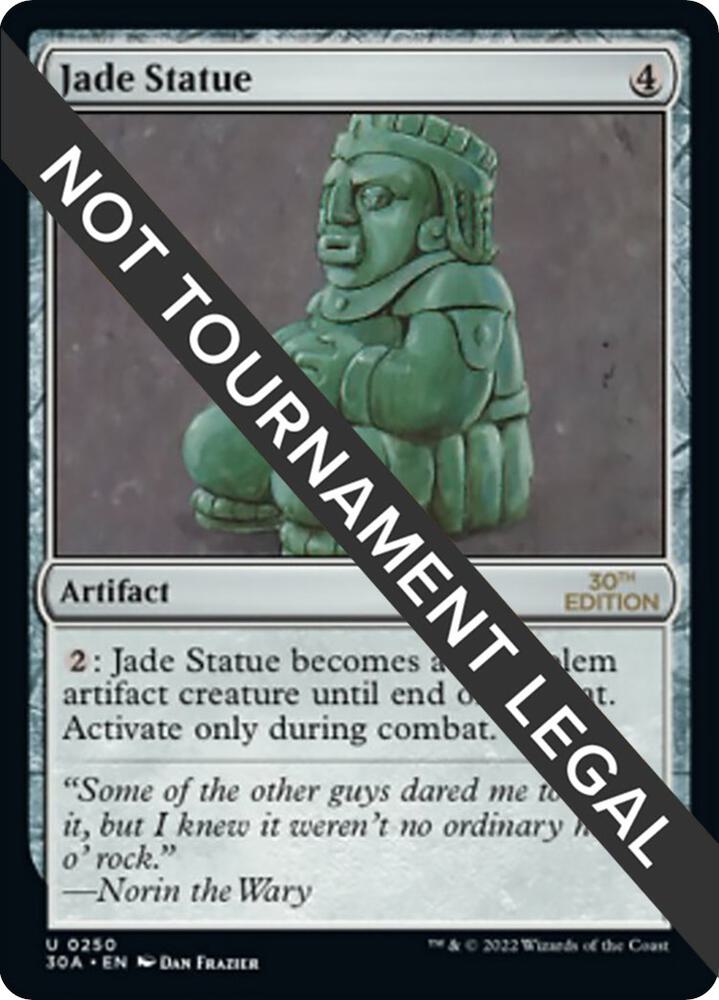 Jade Statue 250 card from 30th Anniversary Edition