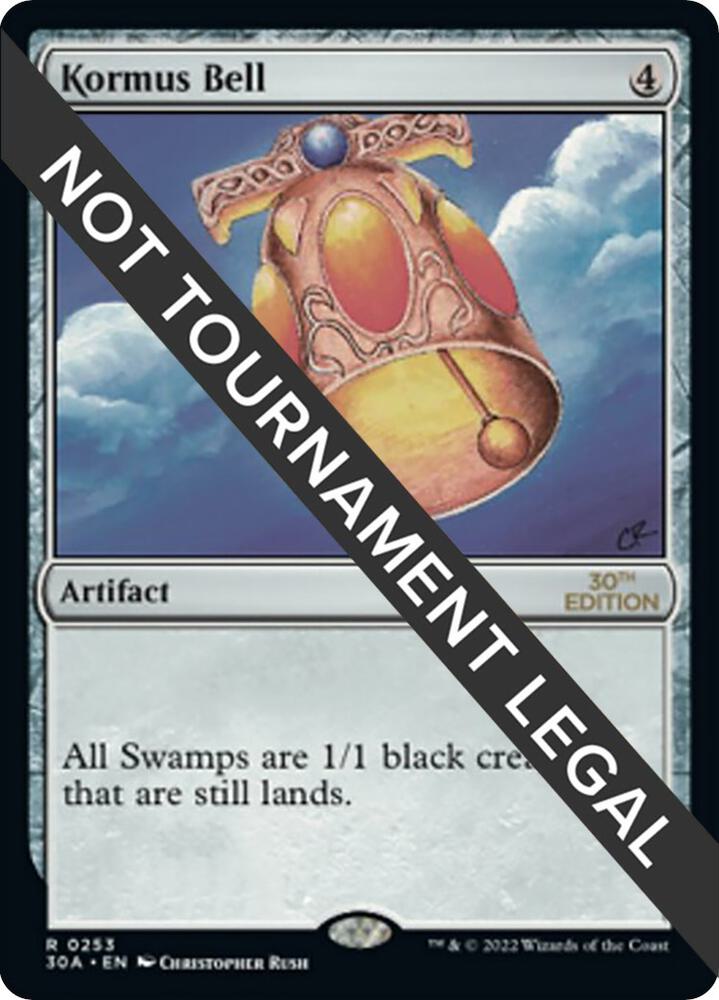 Kormus Bell 253 card from 30th Anniversary Edition