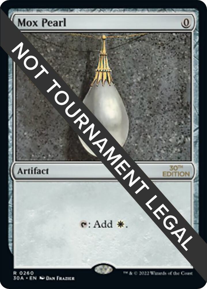 Mox Pearl 260 card from 30th Anniversary Edition
