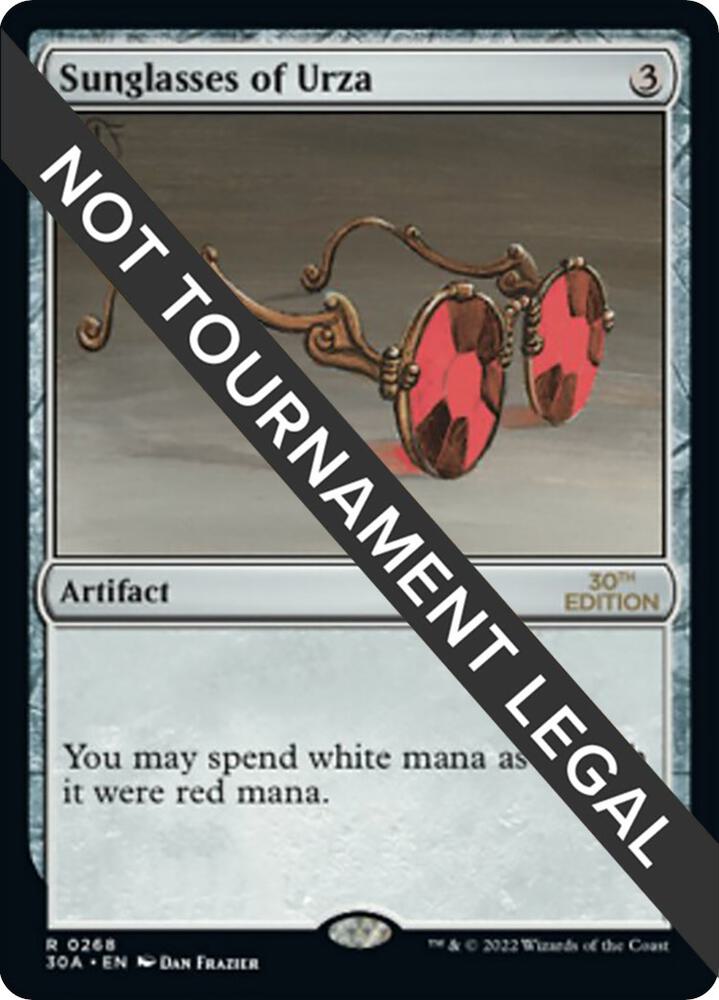 Sunglasses of Urza 268 card from 30th Anniversary Edition