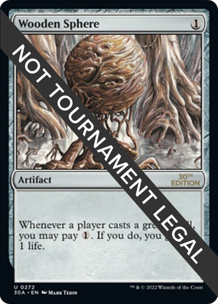 Wooden Sphere 272 card from 30th Anniversary Edition