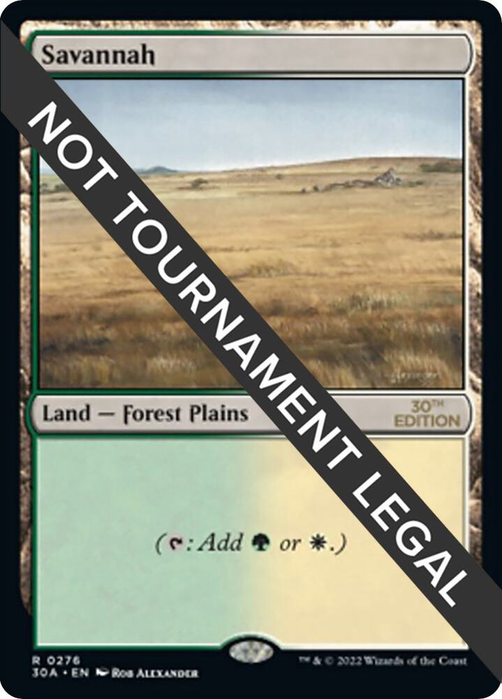 Savannah 276 card from 30th Anniversary Edition