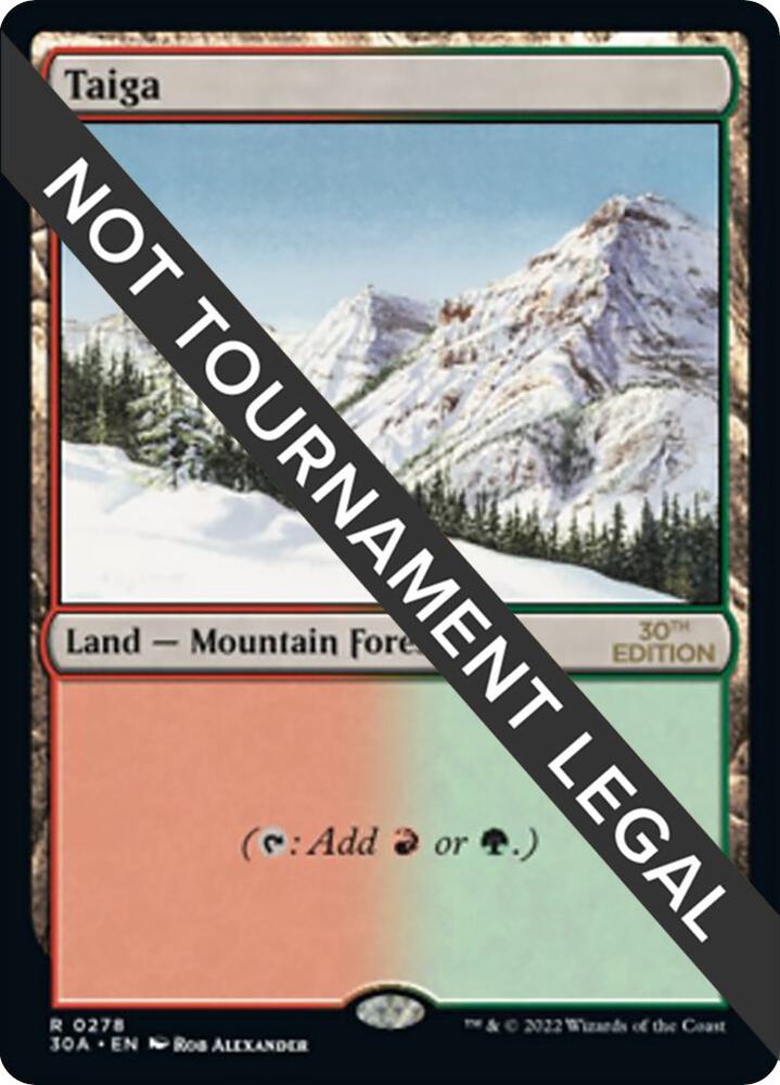 Taiga 278 card from 30th Anniversary Edition