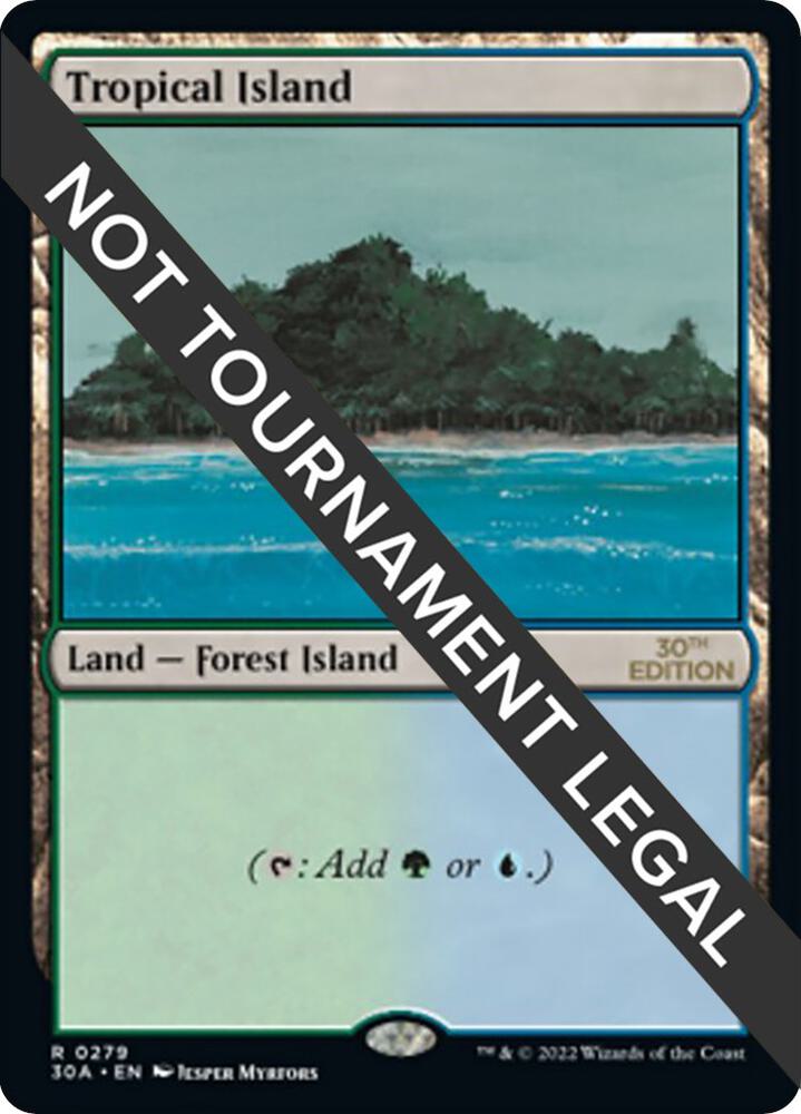 Tropical Island 279 card from 30th Anniversary Edition