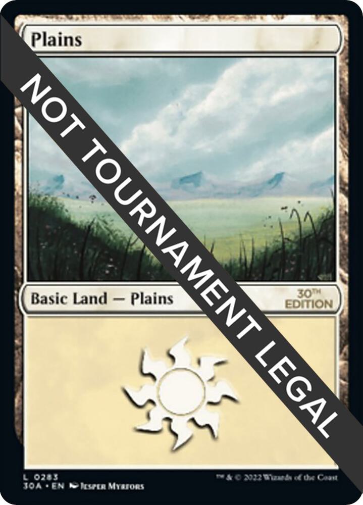 Plains 283 card from 30th Anniversary Edition