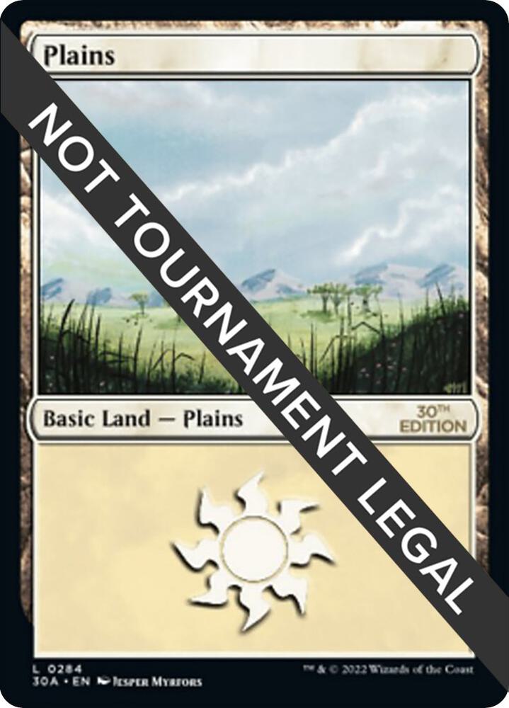 Plains 284 card from 30th Anniversary Edition