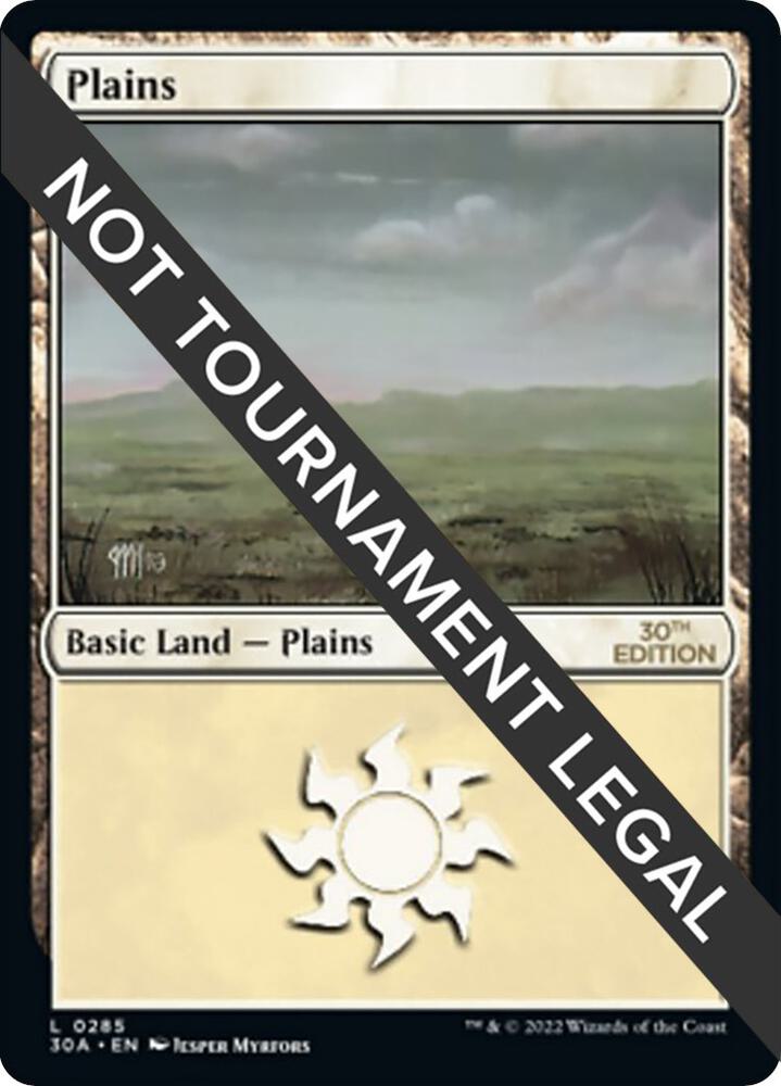 Plains 285 card from 30th Anniversary Edition