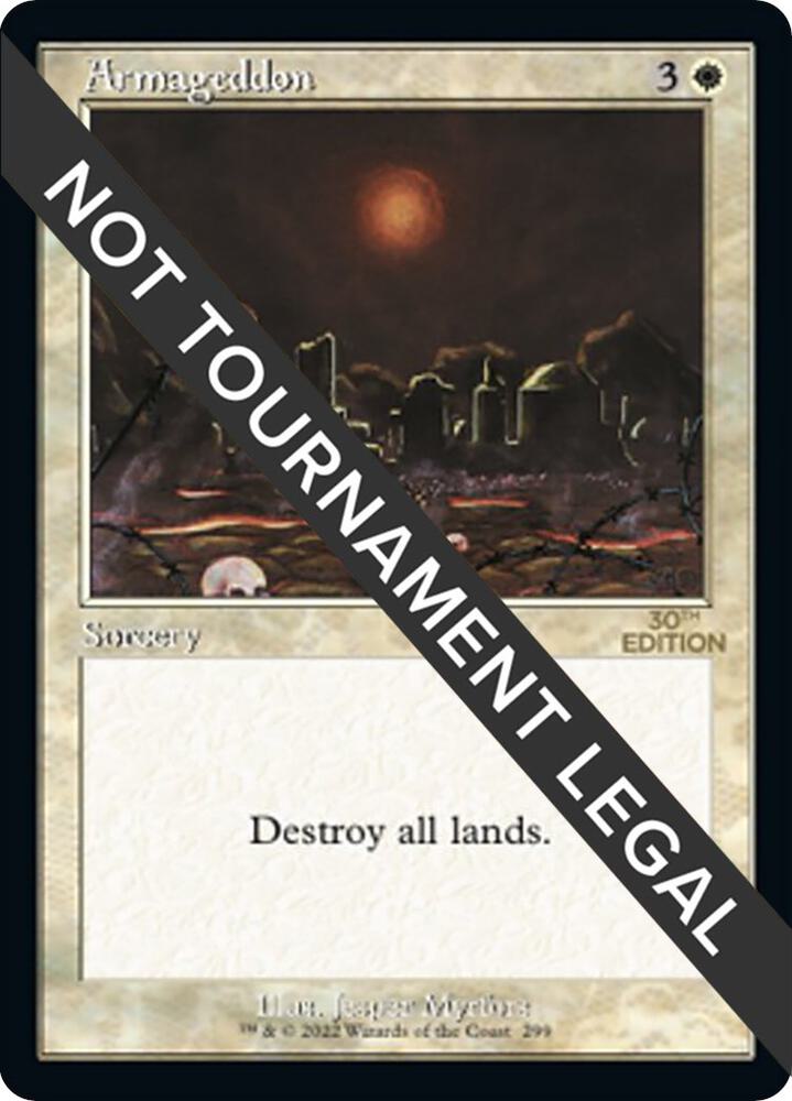Armageddon (Retro Frame) 299 card from 30th Anniversary Edition