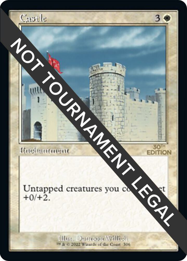 Castle (Retro Frame) 306 card from 30th Anniversary Edition