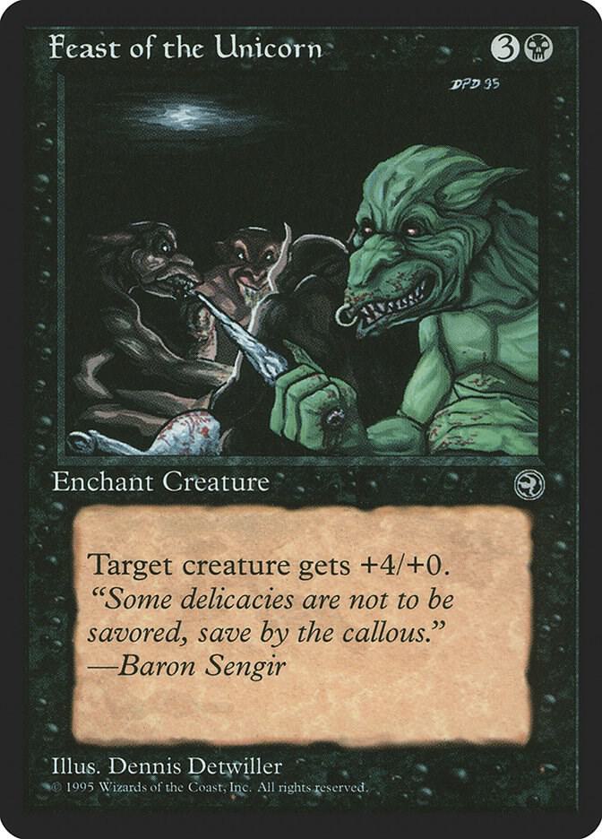 Feast of the Unicorn card from Homelands