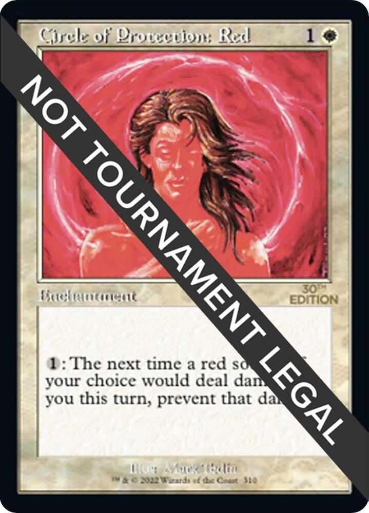 Circle of Protection: Red (Retro Frame) 310 card from 30th Anniversary Edition