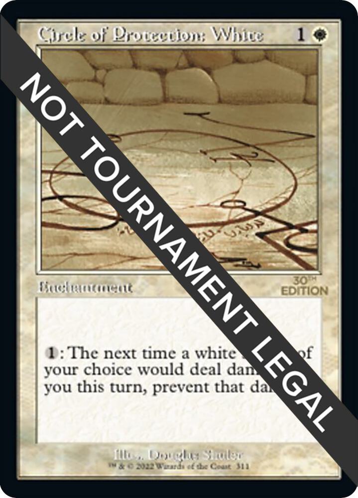 Circle of Protection: White (Retro Frame) 311 card from 30th Anniversary Edition
