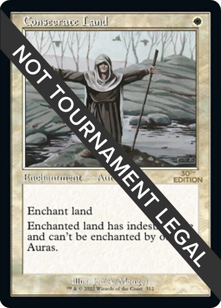 Consecrate Land (Retro Frame) 312 card from 30th Anniversary Edition