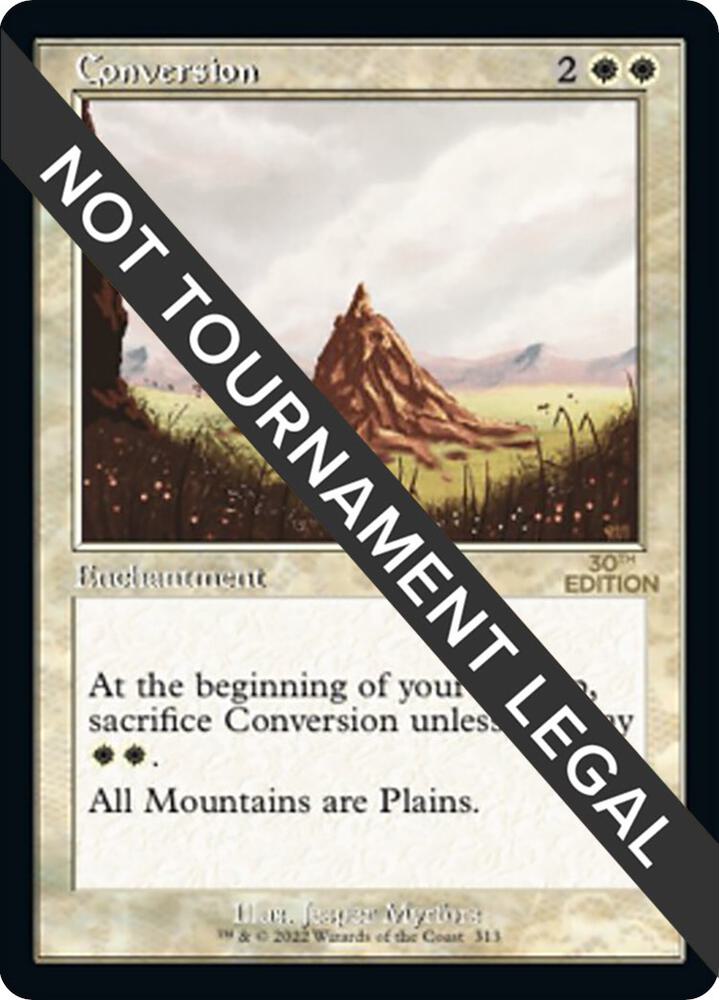 Conversion (Retro Frame) 313 card from 30th Anniversary Edition