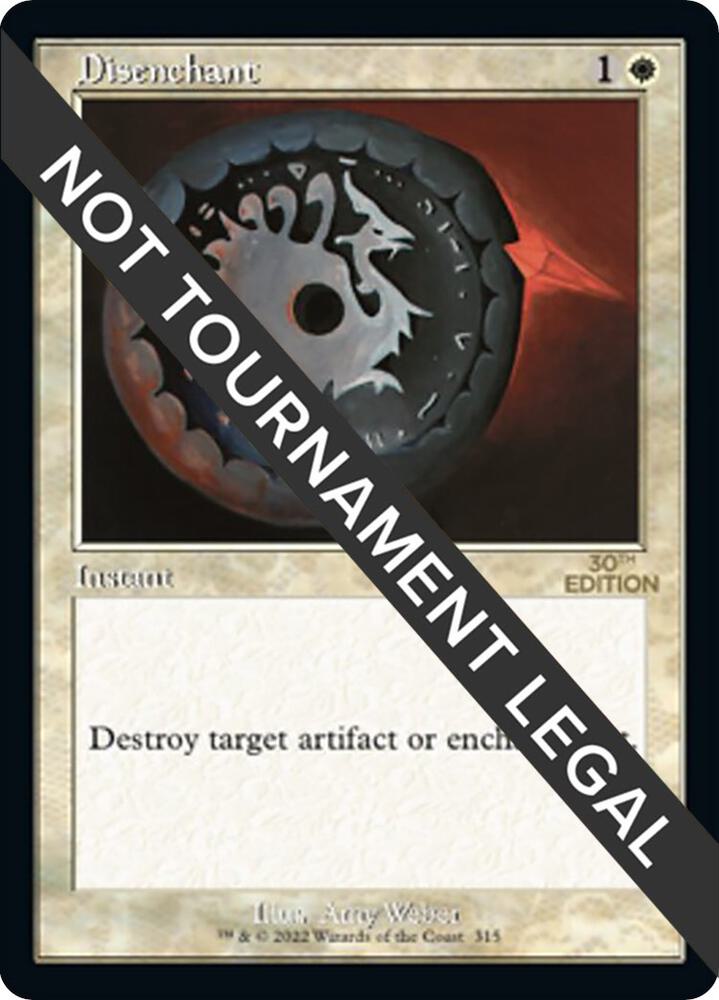 Disenchant (Retro Frame) 315 card from 30th Anniversary Edition