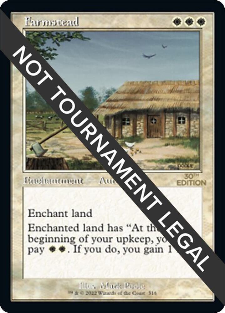 Farmstead (Retro Frame) 316 card from 30th Anniversary Edition