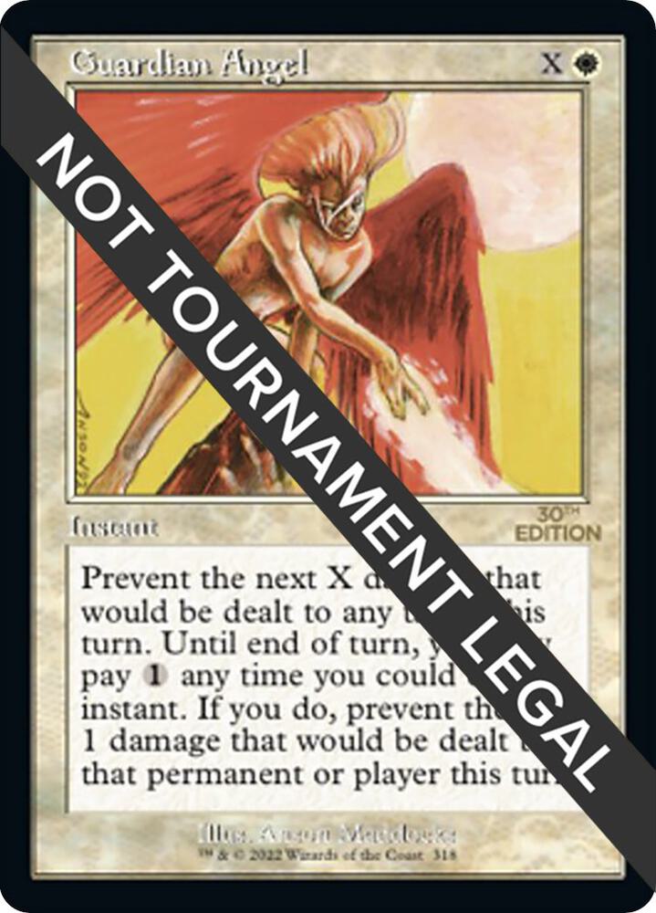 Guardian Angel (Retro Frame) 318 card from 30th Anniversary Edition