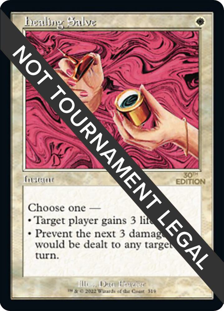 Healing Salve (Retro Frame) 319 card from 30th Anniversary Edition