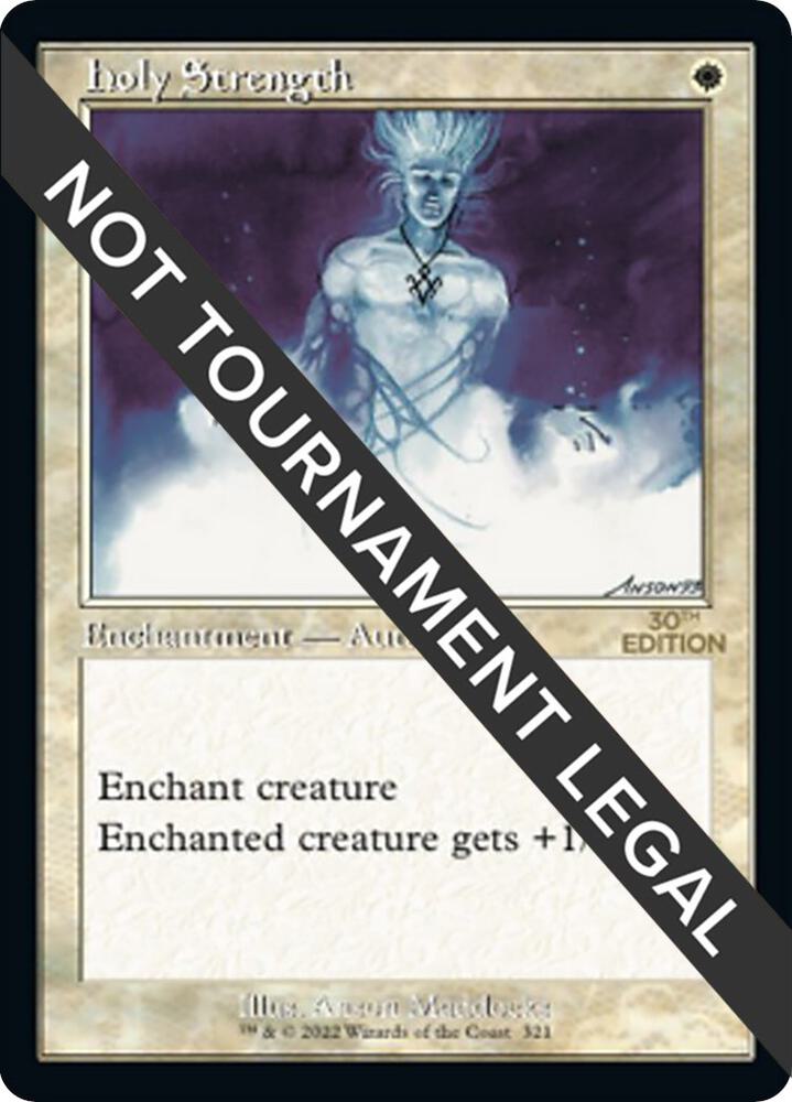 Holy Strength (Retro Frame) 321 card from 30th Anniversary Edition