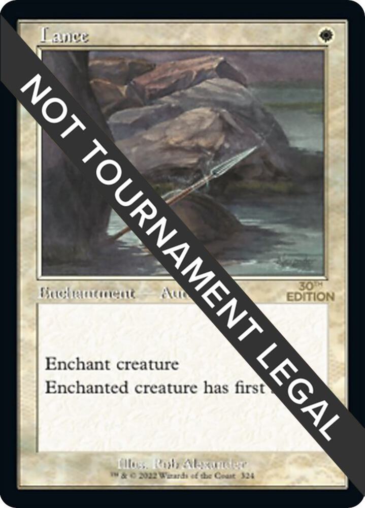 Lance (Retro Frame) 324 card from 30th Anniversary Edition
