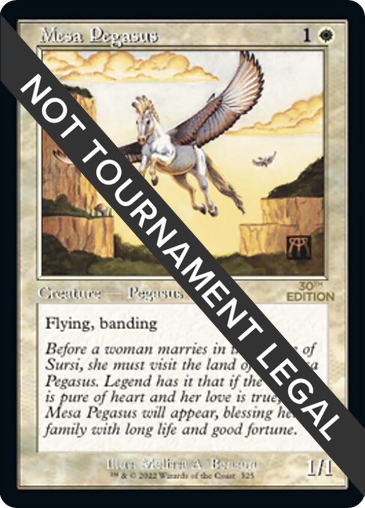 Mesa Pegasus (Retro Frame) 325 card from 30th Anniversary Edition