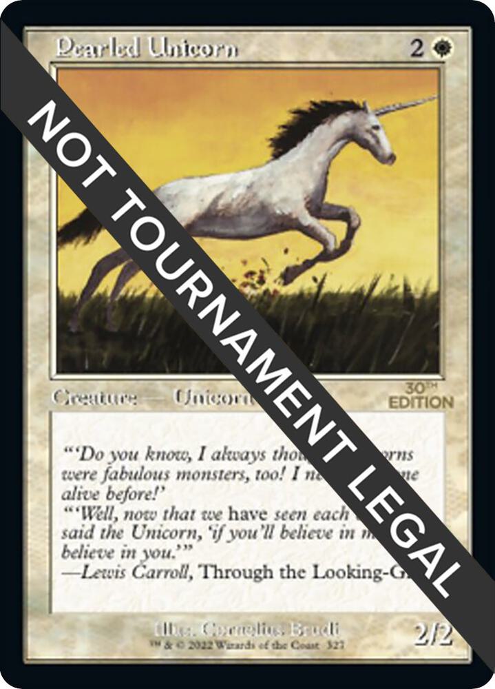 Pearled Unicorn (Retro Frame) 327 card from 30th Anniversary Edition