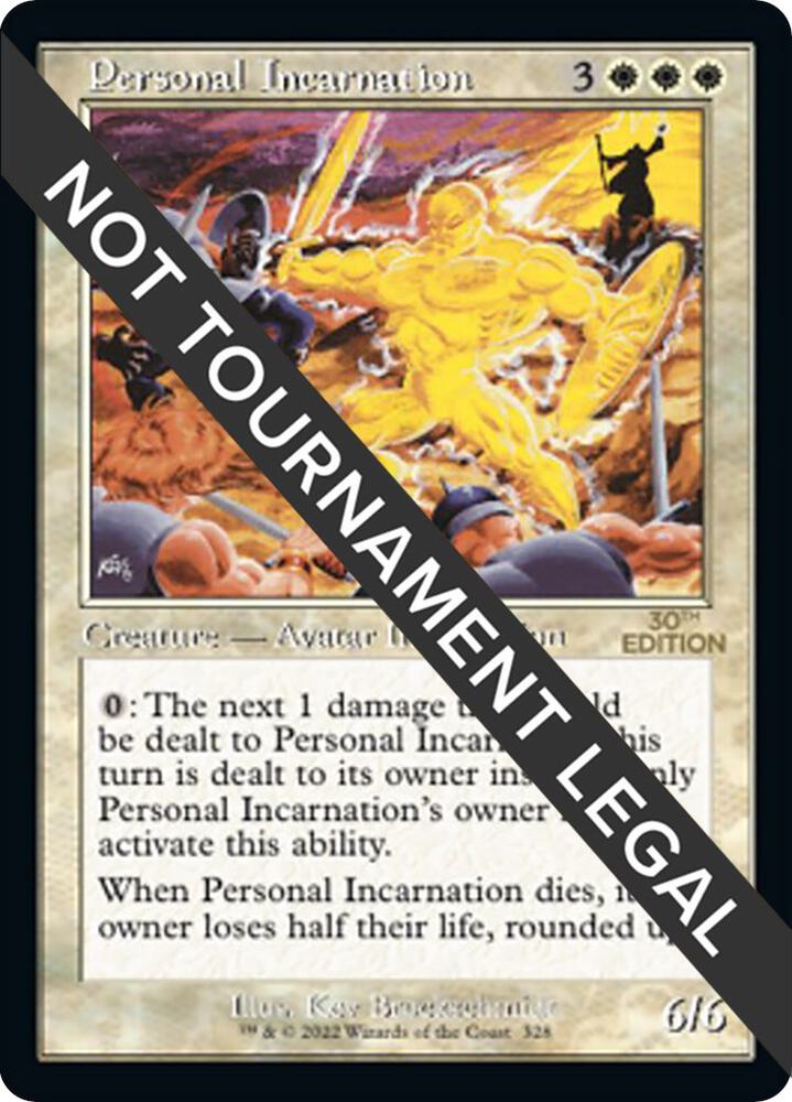 Personal Incarnation (Retro Frame) 328 card from 30th Anniversary Edition