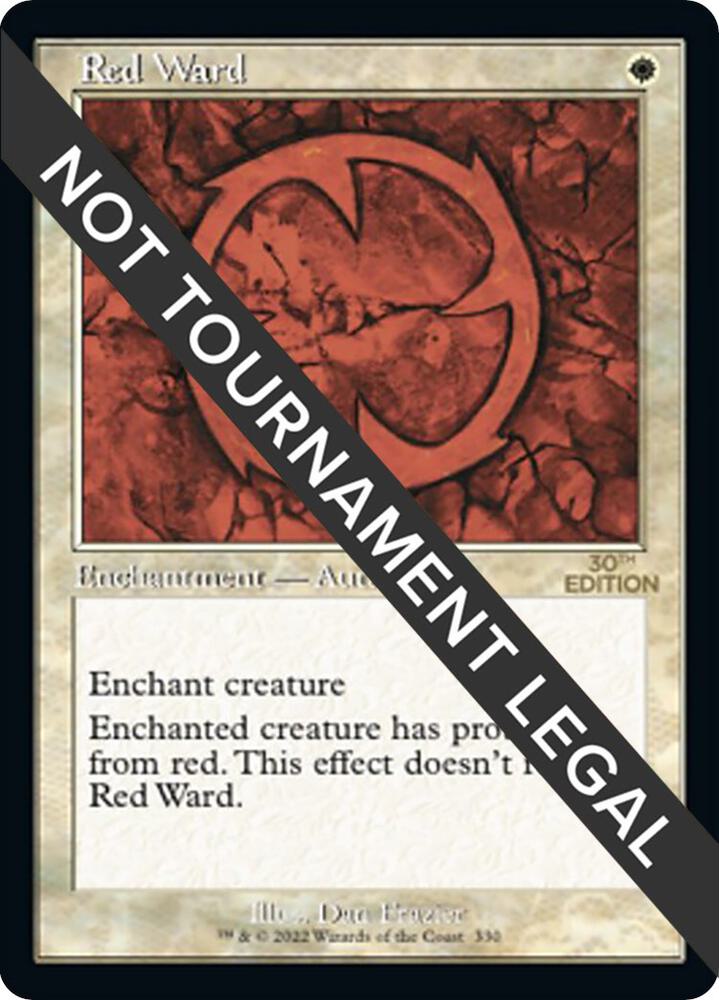 Red Ward (Retro Frame) 330 card from 30th Anniversary Edition