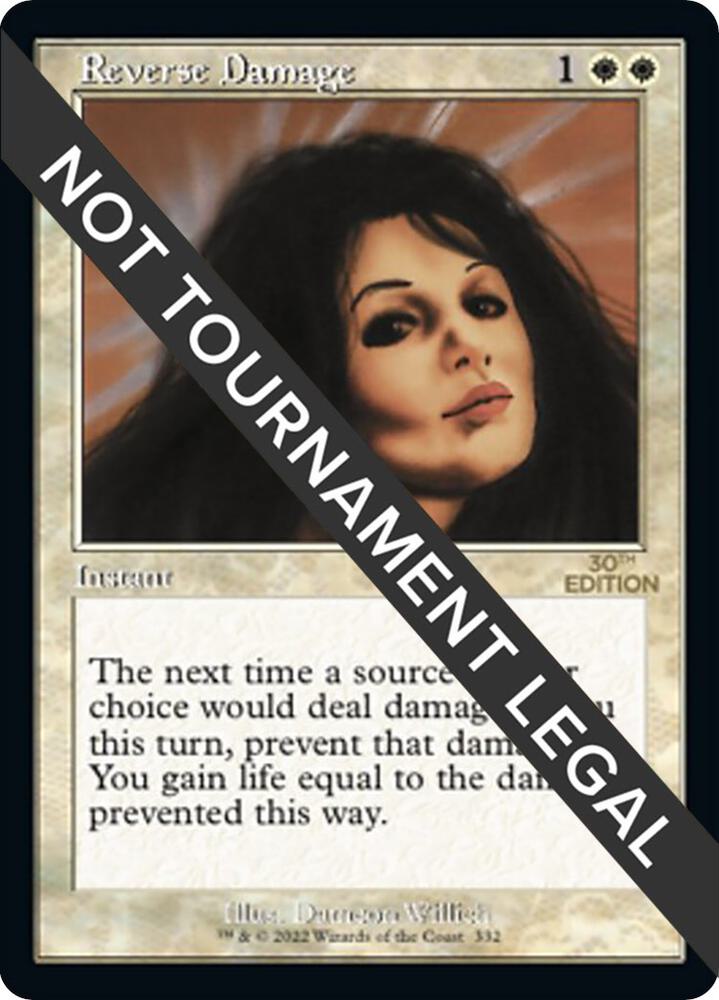 Reverse Damage (Retro Frame) 332 card from 30th Anniversary Edition