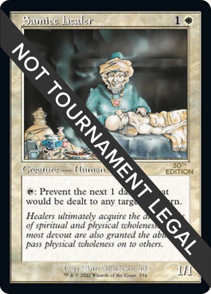 Samite Healer (Retro Frame) 334 card from 30th Anniversary Edition